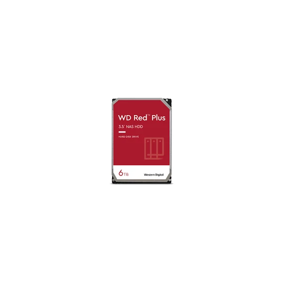 Western Digital Belső HDD 3.5" 6TB - WD60EFPX (5400rpm, 256 MB puffer, SATA3 - Red Plus széria)