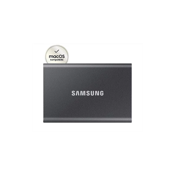 Samsung Külső SSD 4TB - MU-PC4T0T/WW (T7 external, szürke, USB 3.2, 4TB)