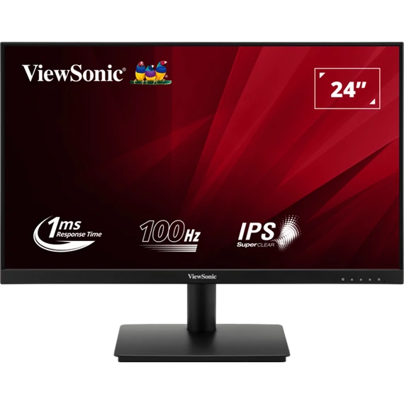 ViewSonic Monitor 23,8" - VA240-H (IPS, 16:9, 1920x1080, 100Hz, 1ms, 250cd/m2, D-sub, HDMI, VESA)