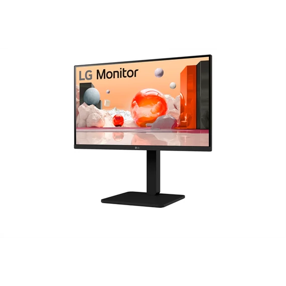 LG Monitor 24" - 24BA550-B (IPS; 16:9; 1920x1080; 5ms; 250cd; 100Hz; Dsub, DP, HDMI; USB, Hangszóró, sRGB99%, Pivot)