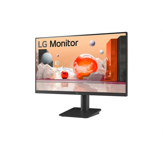 LG Monitor 27" - 27MS550-B (IPS; 16:9; 1920x1080; 5ms; 250cd; 100Hz; HDMIx2; Hangszóró, Magasság állítás)