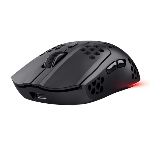 Trust Egér Gamer Vezeték nélküli - GXT929 Helox (Optikai érzékelő; 800-4800DPI; 6 gomb; LED; fekete)