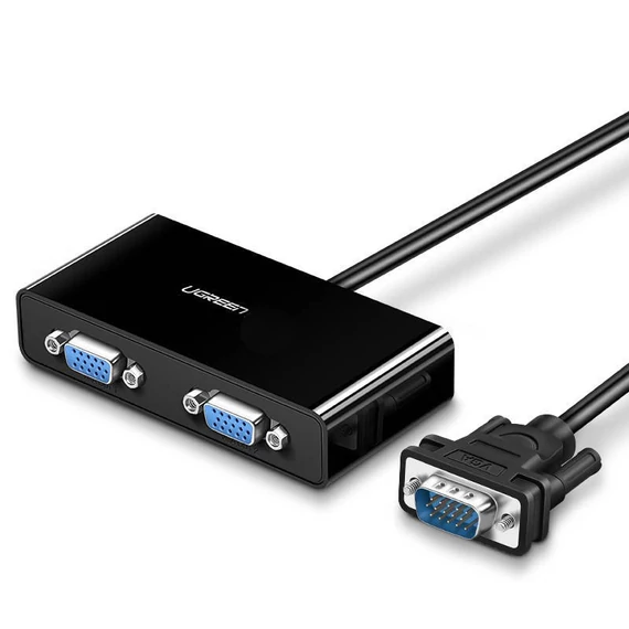 UGREEN 40254 VGA - 2x VGA videó elosztó, 1m (fekete)