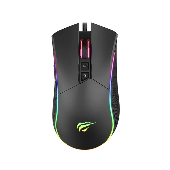 Havit GAMENOTE MS1001S RGB játék egér 800-4800 DPI