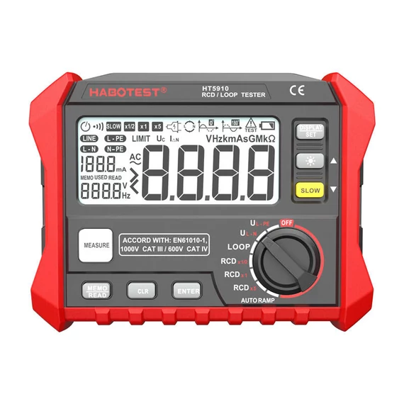 Habotest HT5910 földelés és ellenállás mérő