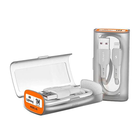 Kábel USB do Lightning Vipfan X06, 3A, 1m (biały)