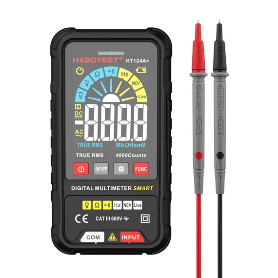 Habotest HT124A+ digitális multiméter univerzális használatra