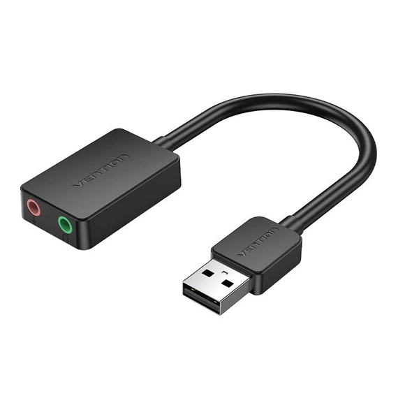 USB 2.0 külső hangkártya Vention CDYB0 2-port 0.15m