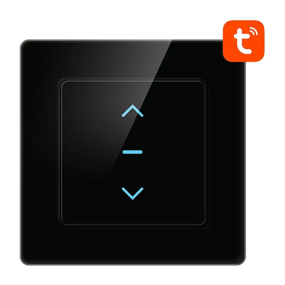 Touch Smart Wi-Fi redőnykapcsoló Avatto N-CS10-B TUYA (fekete)