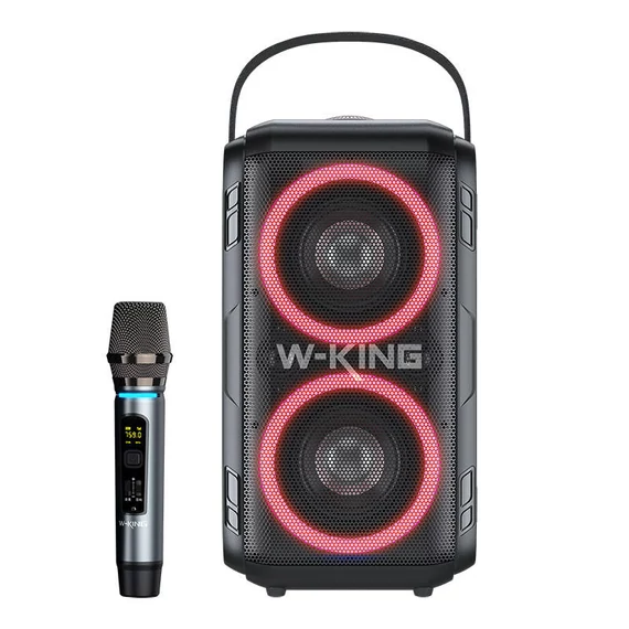 Bluetooth vezeték nélküli hangszóró W-KING T9 60W (fekete)