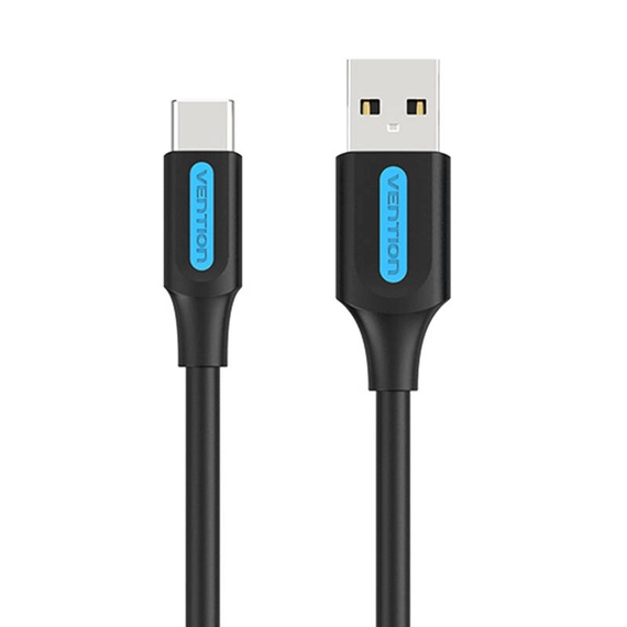 Cable USB-A 2.0 to USB-C Vention COKBD 3A 0,5m (black)