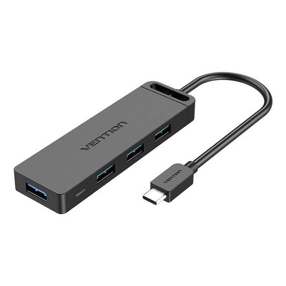 Hub 5in1 with 4 Ports USB 3.0 and USB-C cable Vention TGKBF 1m