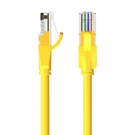 Hálózati kábel UTP CAT6 Vention IBEYF RJ45 Ethernet 1000Mbps 1m Sárga