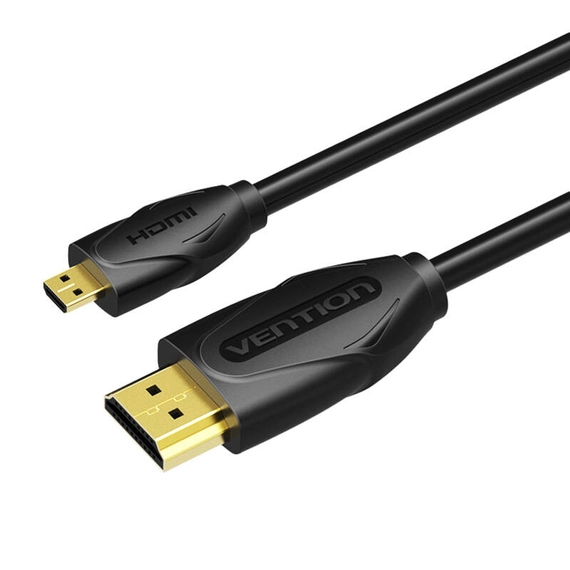 Kabel micro HDMI do HDMI Vention VAA-D03-B100 1m 4K 30Hz (Czarny)