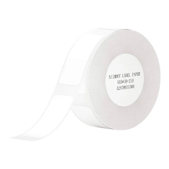 Niimbot termikus címkék T matricák 15x30mm 210 db (fehér)