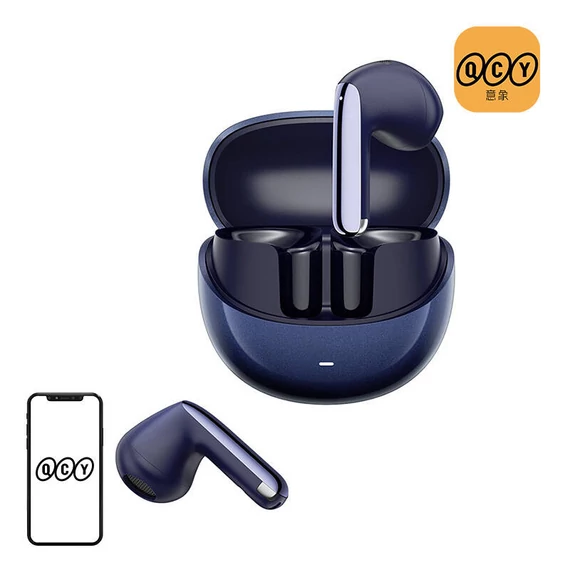 TWS QCY AilyBuds Pro+ HT10 Pro fejhallgató, ANC (kék)