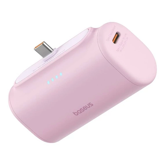 Powerbank Baseus Compact USB-C 5000mAh, 20W (rózsaszín)
