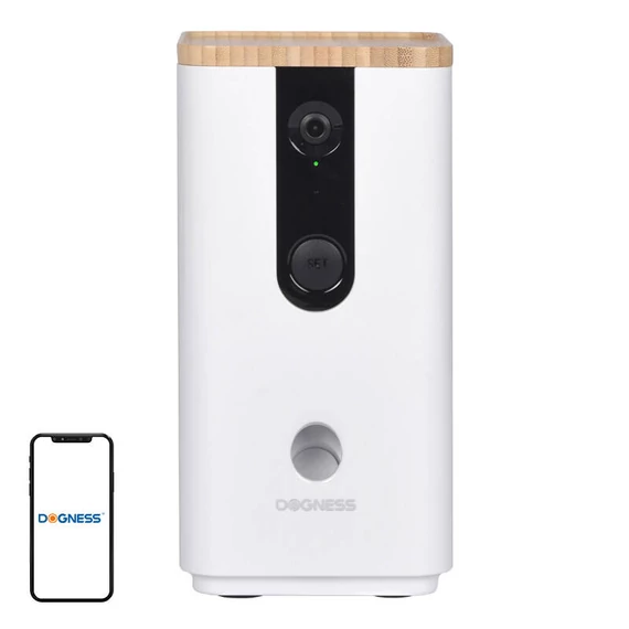 Smart snack etető kamerával T03 Dogness (Fehér)
