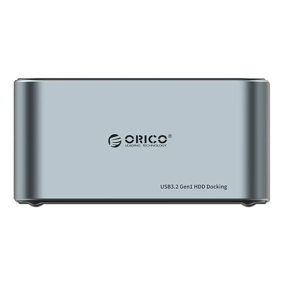 Orico dokkolóállomás 2,5" / 3,5" HDD / SSD, 5Gbps, USB-C-ről USB-C/A-ra, klónozási funkcióval (fekete)