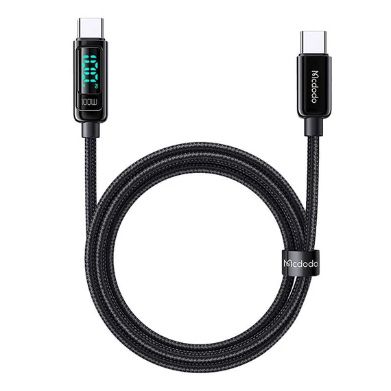Mcdododo CA-8820 100W USB-C USB-C kábel, 1.2m (fekete)