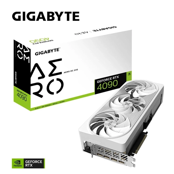 Gigabyte GeForce RTX 4090 24GB AERO OC 24G videokártya (GV-N4090AERO OC-24GD)