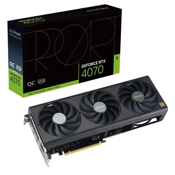 ASUS GeForce RTX 4070 12GB ProArt OC Edition videokártya (PROART-RTX4070-O12G)