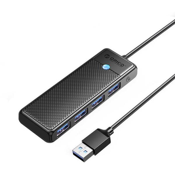 Orico 4 portos USB 3.0 HUB fekete (ORICO-PAPW4A-U3-015-BK)