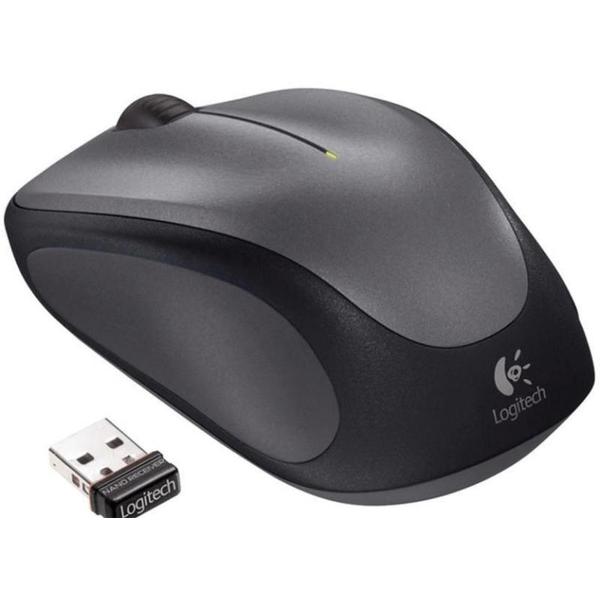 Logitech M235 vezeték nélküli optikai egér fekete-szürke (910-002201)