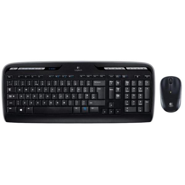 Logitech Cordless Desktop MK330 vezeték nélküli billentyűzet + optikai egér (920-003993)