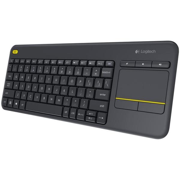 Logitech K400 Plus vezeték nélküli billentyűzet fekete (920-007157)