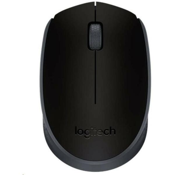 Logitech M171 vezeték nélküli egér fekete-szürke (910-004424) USB