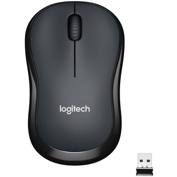 Logitech M220 Silent vezeték nélküli optikai egér grafitszürke (910-004878)
