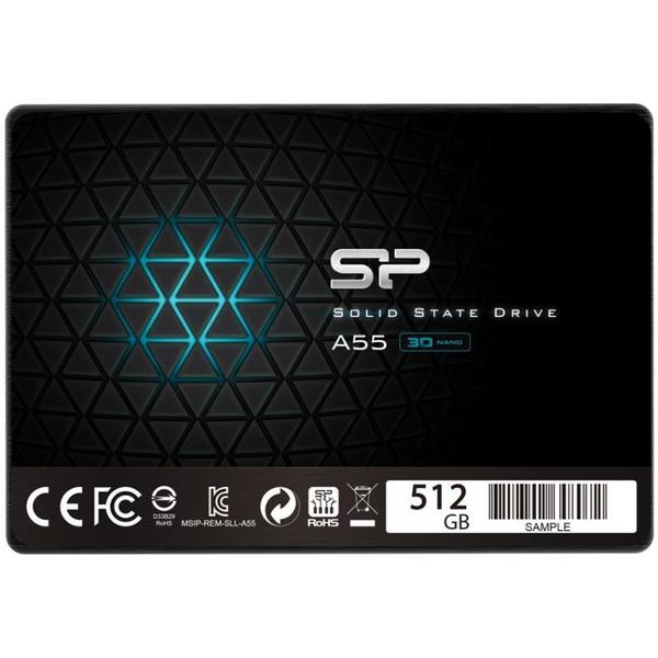 512GB Silicon Power SSD-SATAIII 2,5" Ace A55 meghajtó (SP512GBSS3A55S25)
