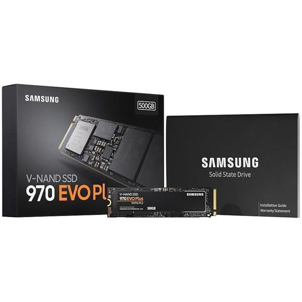 500GB Samsung 970 EVO Plus M.2 SSD meghajtó (MZ-V7S500BW) 5 év garanciával!