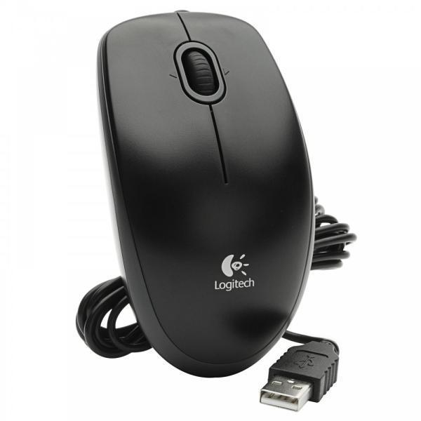Logitech B110 Silent optikai egér fekete (910-005508)