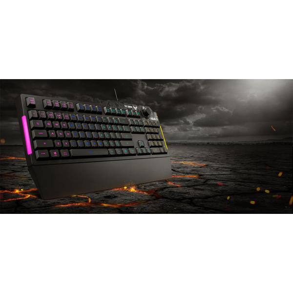 ASUS TUF Gaming K1 billentyűzet fekete