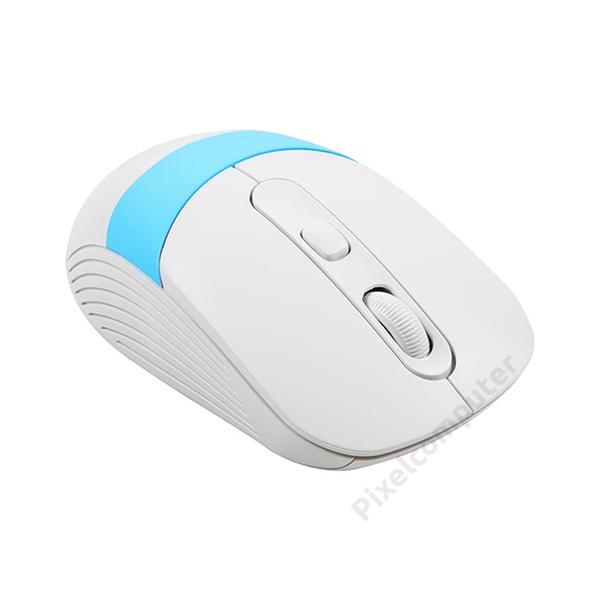 Everest Vezeték nélküli Plug & Play Optikai egér (Fehér-kék)