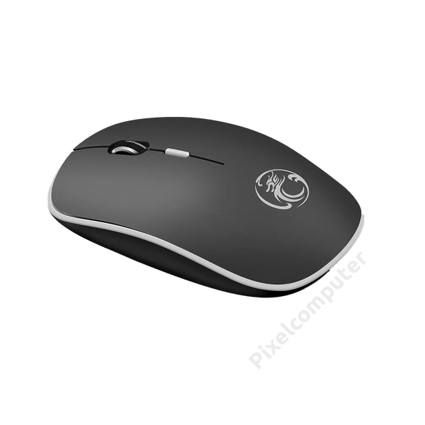 iMice G-1600 vezeték nélküli csendes egér (fekete)