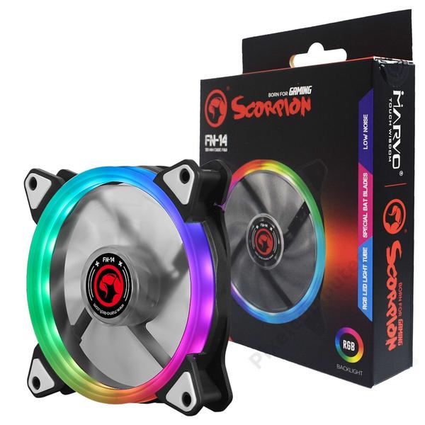 Marvo Scorpion FN-14 RGB 120mm 12cm RGB LED