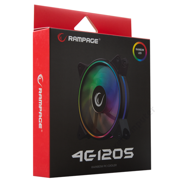 Rampage 4C-120S hűtő ventilátor 12CM