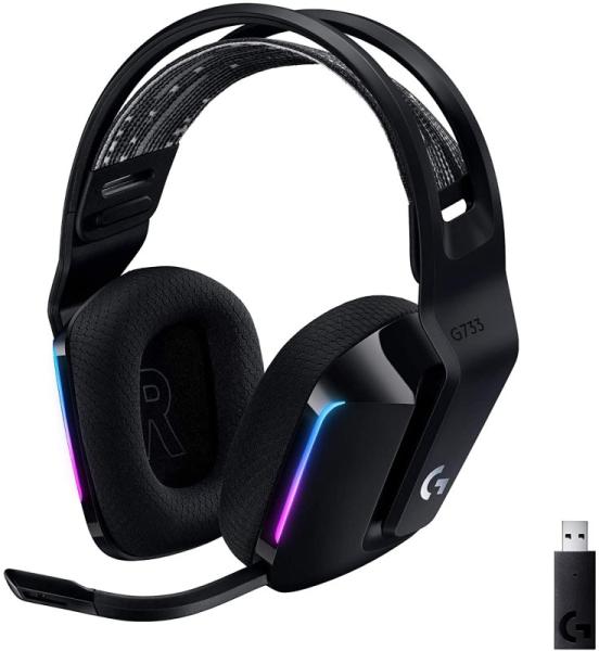 Logitech G733 vezeték nélküli gamer headset fekete (981-000864)