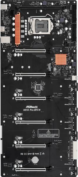 ASRock H510 Pro BTC+ alaplap