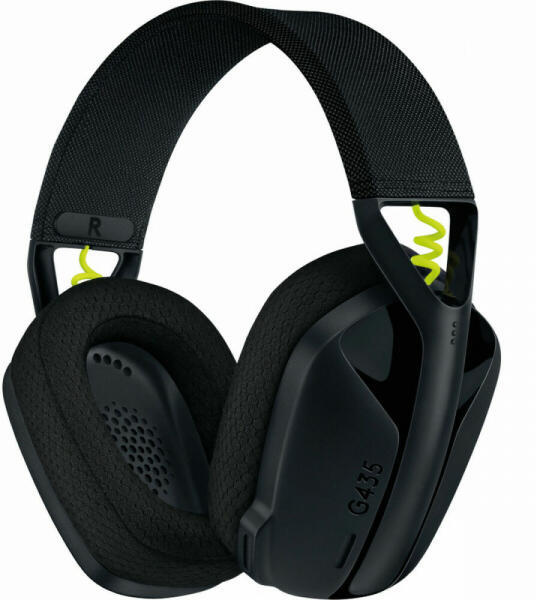 Logitech G435 LIGHTSPEED vezeték nélküli Gaming headset fekete (981-001050)