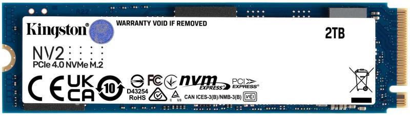 2TB Kingston SSD M.2 NVMe NV2 meghajtó (SNV2S/2000G)