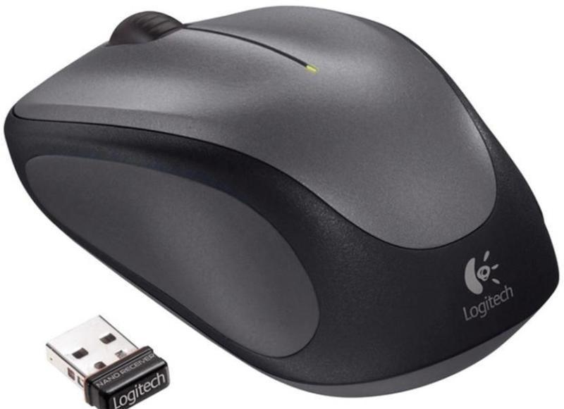 Logitech M235 vezeték nélküli optikai egér fekete-szürke (910-002201)
