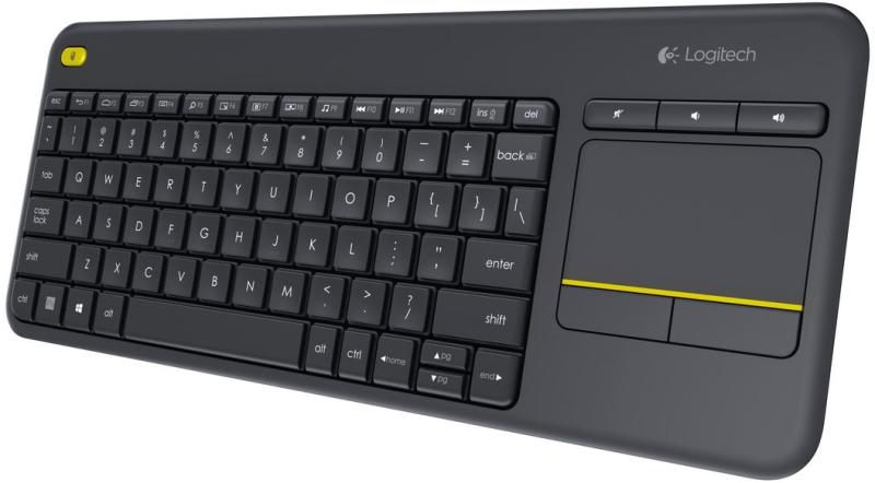 Logitech K400 Plus vezeték nélküli billentyűzet fekete (920-007157)