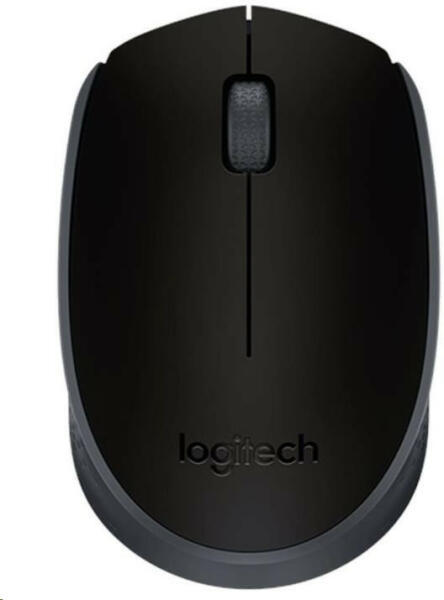 Logitech M171 vezeték nélküli egér fekete-szürke (910-004424) USB
