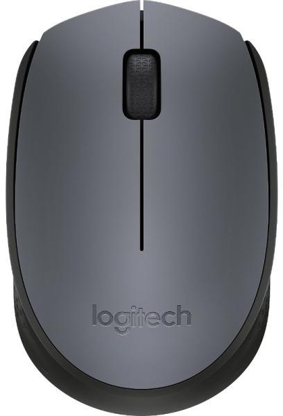 Logitech M170 vezeték nélküli egér fekete-szürke (910-004642) USB