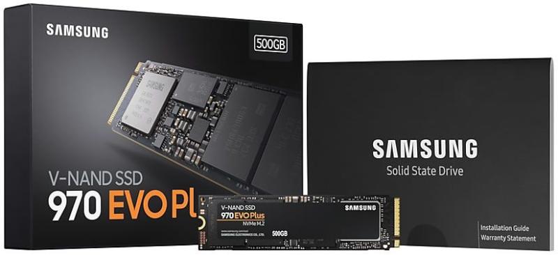500GB Samsung 970 EVO Plus M.2 SSD meghajtó (MZ-V7S500BW) 5 év garanciával!
