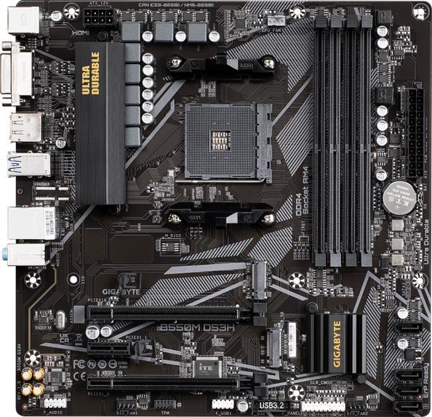 Gigabyte B550M DS3H alaplap